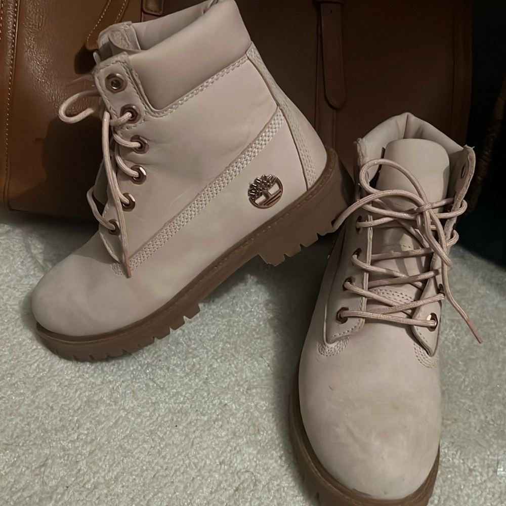 Junior’s Timberland In Waterproof Boot ‘Light Pink Nubuck’ Size 4